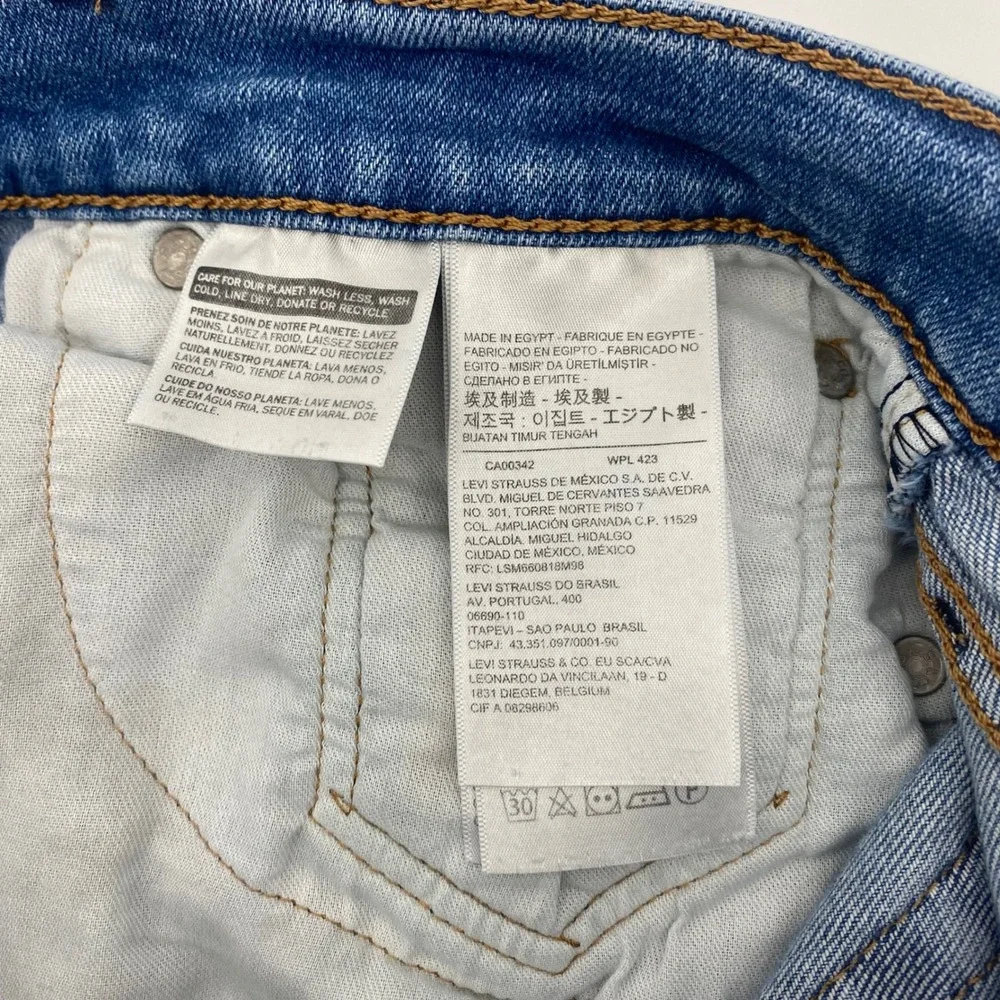 Levi 511 Slim Fit Jeans Mens 31x27 Blue Medium Wash Denim Pants 04511-3920